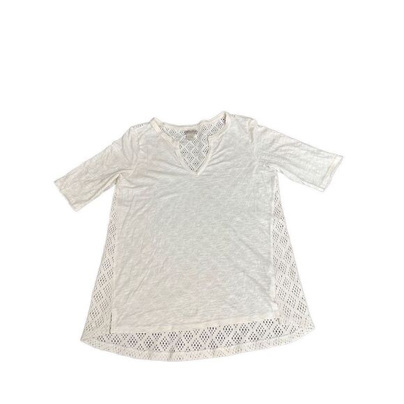 Lucky Brand Eyelet Top - Picture 1 of 4